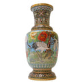 cloisonné vaas met kraanvogels